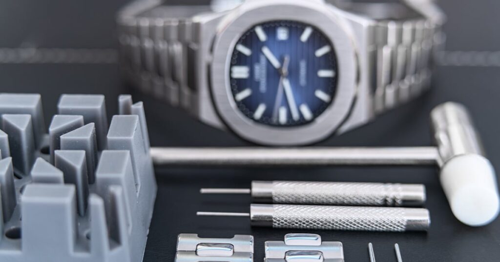 How Much Is My Watch Worth - Watch Being Serviced