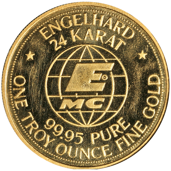 Gold Bullion Round - Engelhard 24k