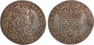 1670 French Louis XIV 15 Sols
