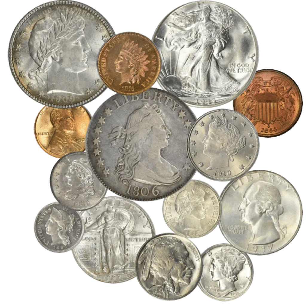 Rare Us Type Coins - Sell Rare Us Coins